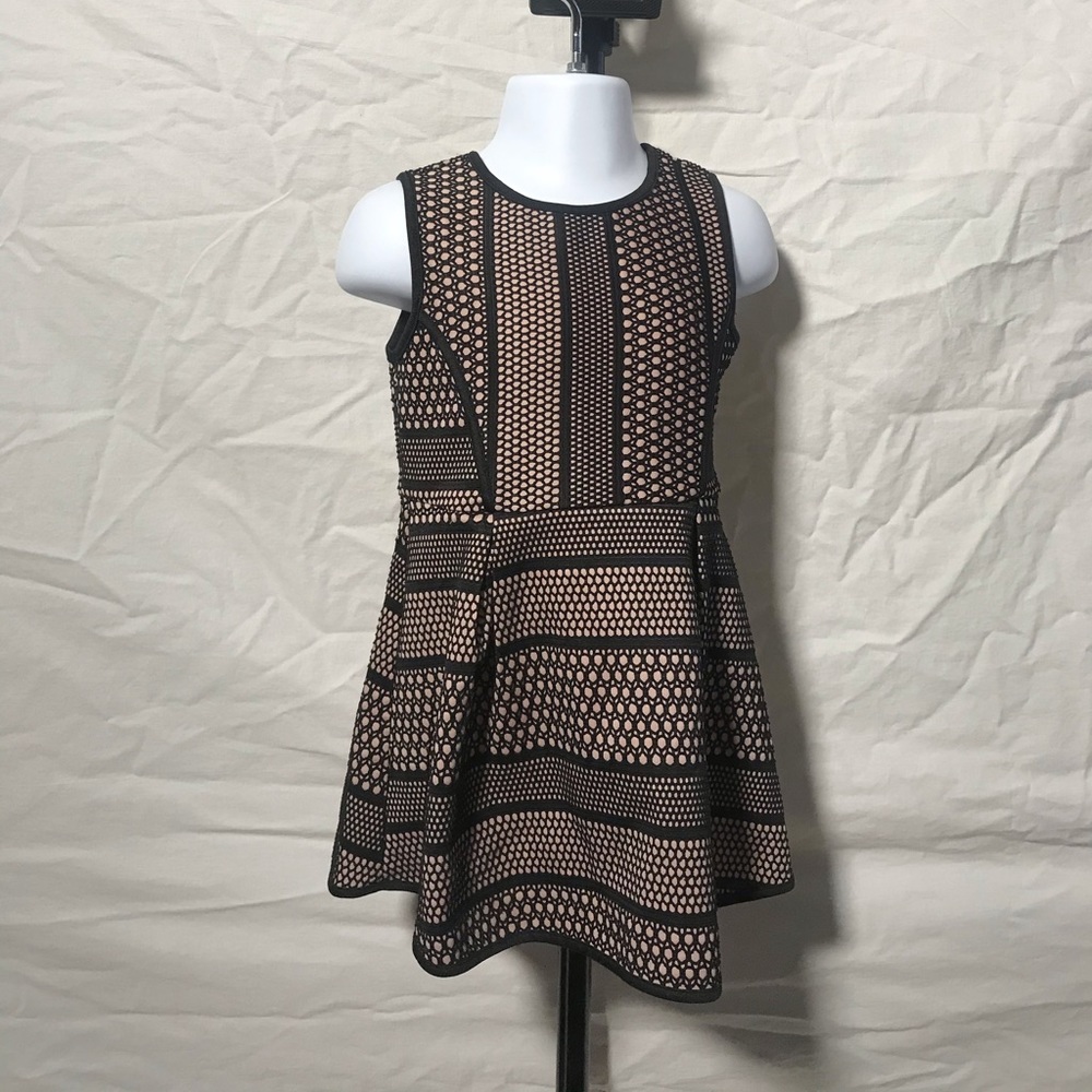 monteau girl overlay dress